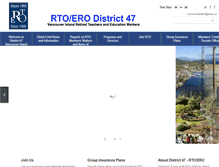 Tablet Screenshot of district47.rto-ero.org
